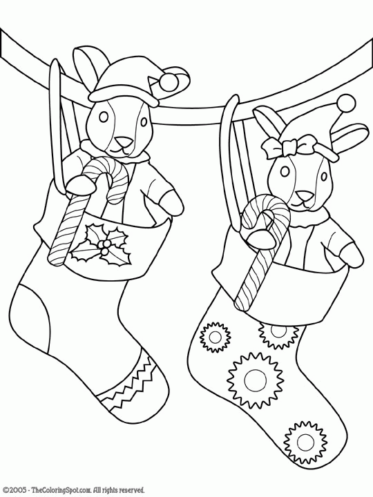 Skarpety świąteczne kolorowanki